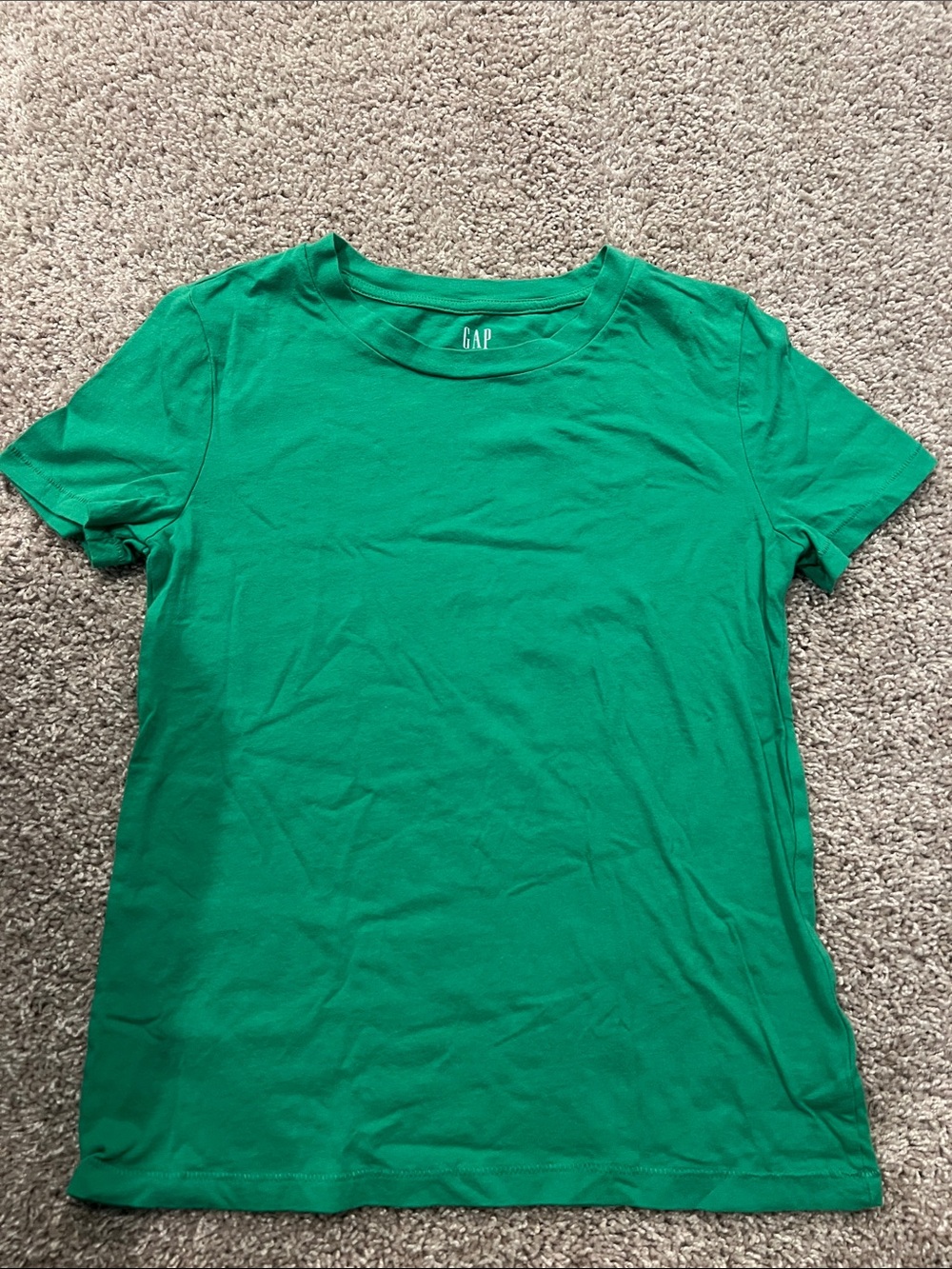 GAP Crewneck Short Sleeve Tee in Emerald